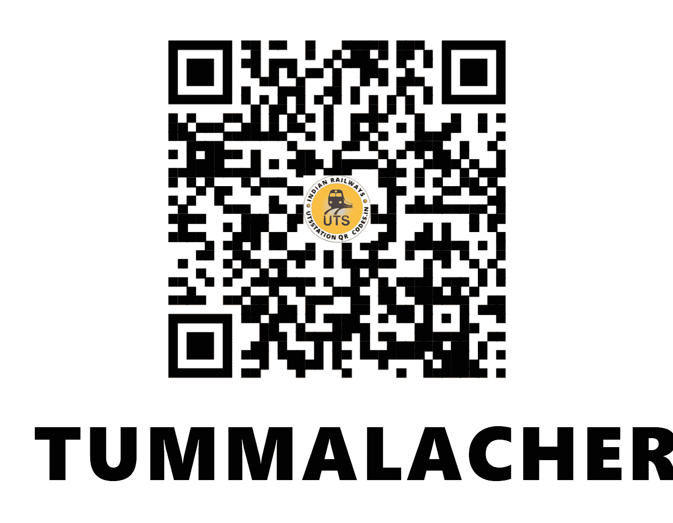 UTS QR Code for TUMMALACHERUVU - TMLU (SC - ANDHRA PRADESH)